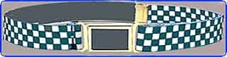 Blue Checkered/Magnetic Buckle