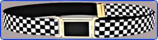 Black Checkered/Magnetic Buckle