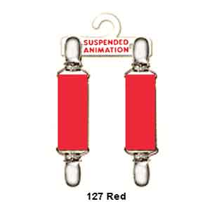 Mitten clips in red elastic