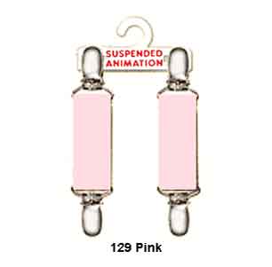 Mitten clips in pink elastic