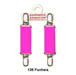 Mitten clips in fuchsia elastic