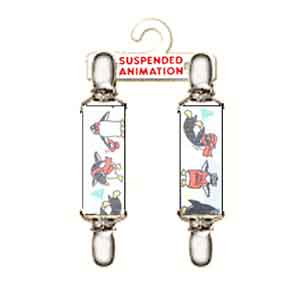Mitten clips with penguins design