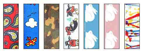 Suspenders for kids with great designs - planes, camouflage, penguins and bunnies. Washable elastic Y-Back design with strong metal clips.