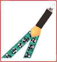 Suspenders for kids with pandas