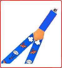 Suspenders for toddlers with planes