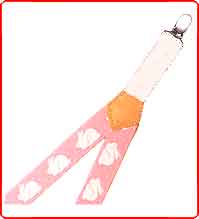 Toddler suspenders with bunnies